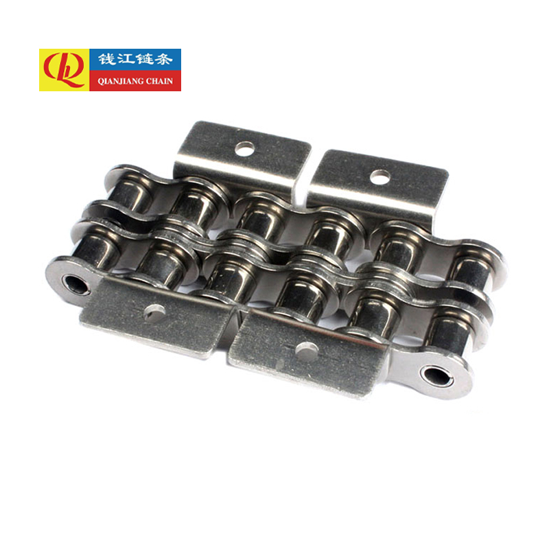 Paslanmaz çelik kısa adımlı konveyör zinciri ataşmanları