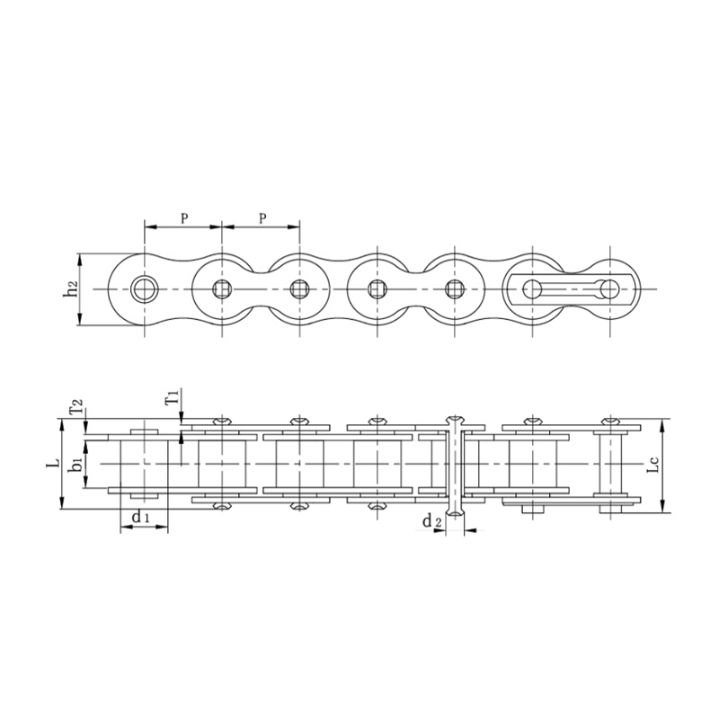 X halkalı motosiklet zincirleri