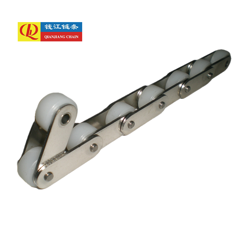 Paslanmaz çelik çift adımlı konveyör zincirleri